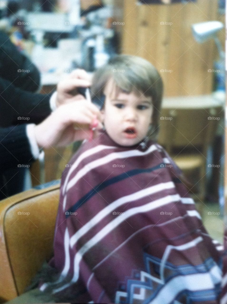 Childhood Haircut Suprise