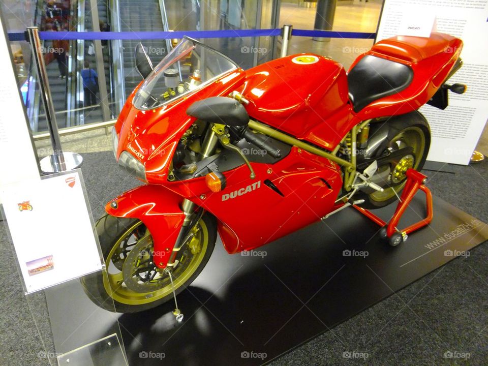 THE DUCATI MUSEUM AT ZURICH FLUGHAFEN