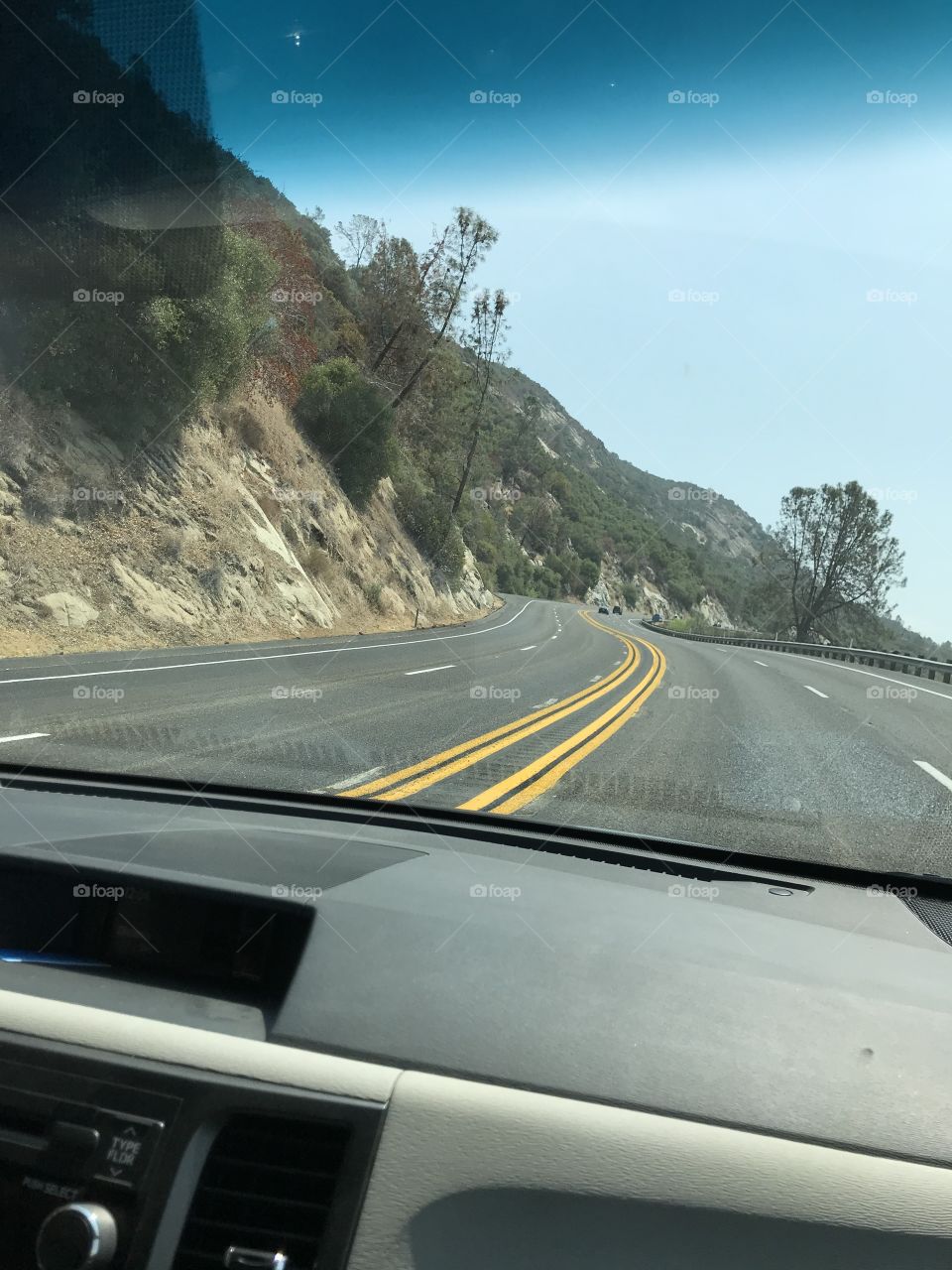 Road trip and a nice view of the natural environment.