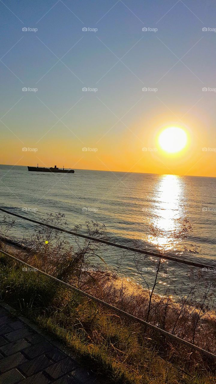 sunrise on Black Sea