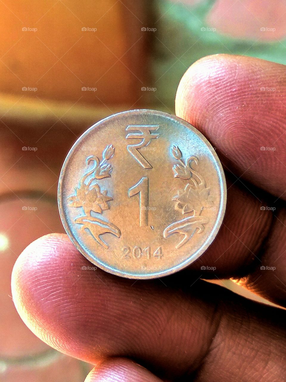 ₹1 India