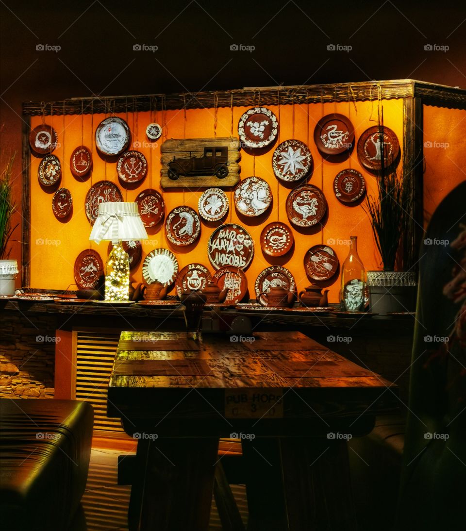 Bar pub view decor interior decoration design view building way