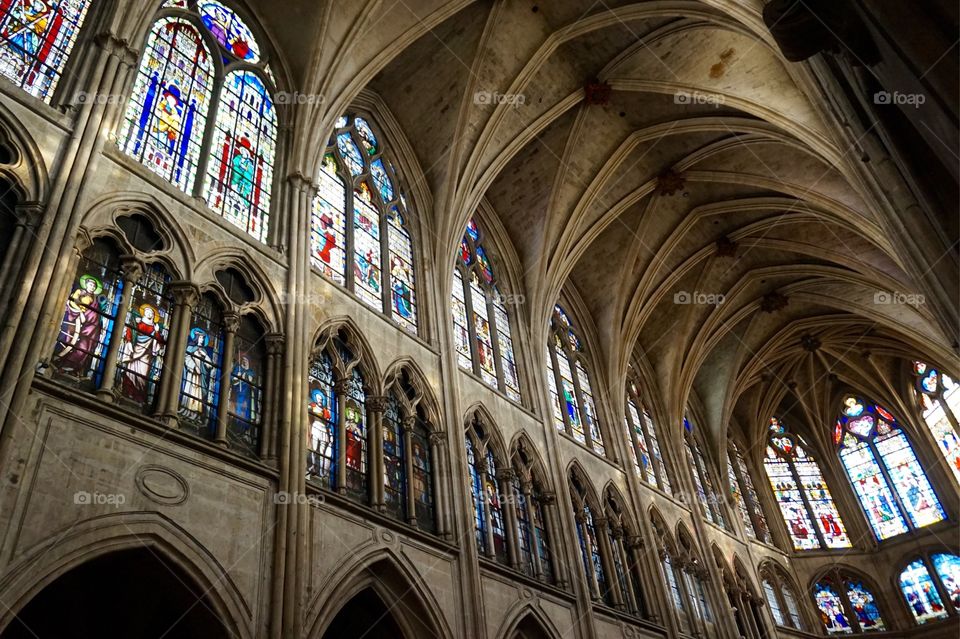 The stained glass windows of Saint-Séverin, Paris