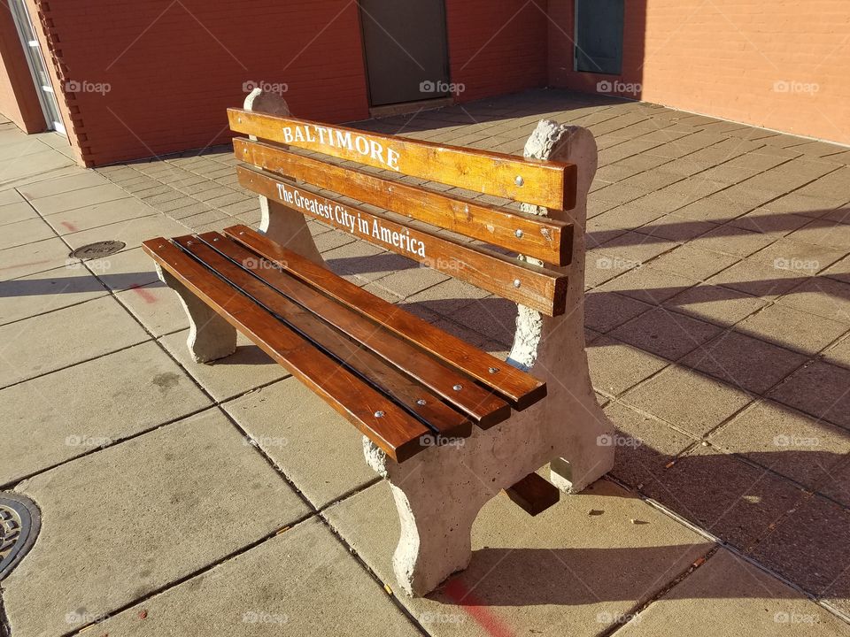 Charm City Circulator Bench