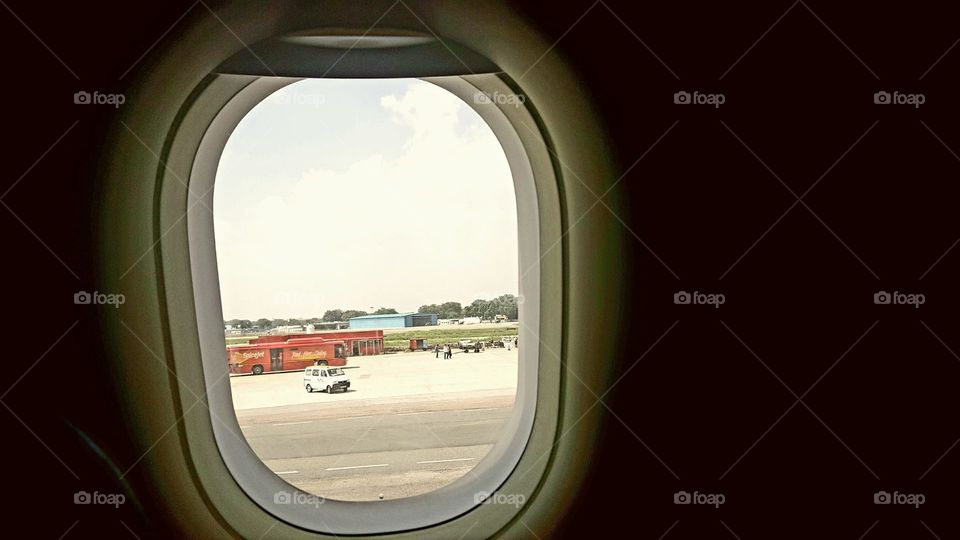 Flight Window View
