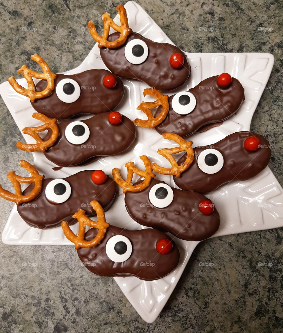 Rudolph Holiday Cookies