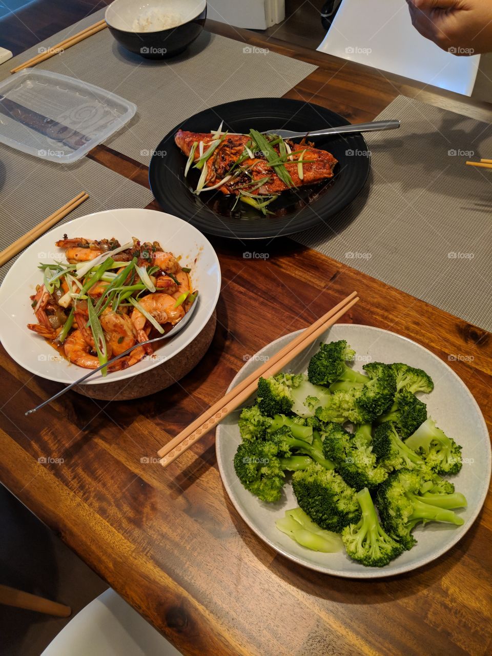 A home cooked Szechuan meal served in Vancouver