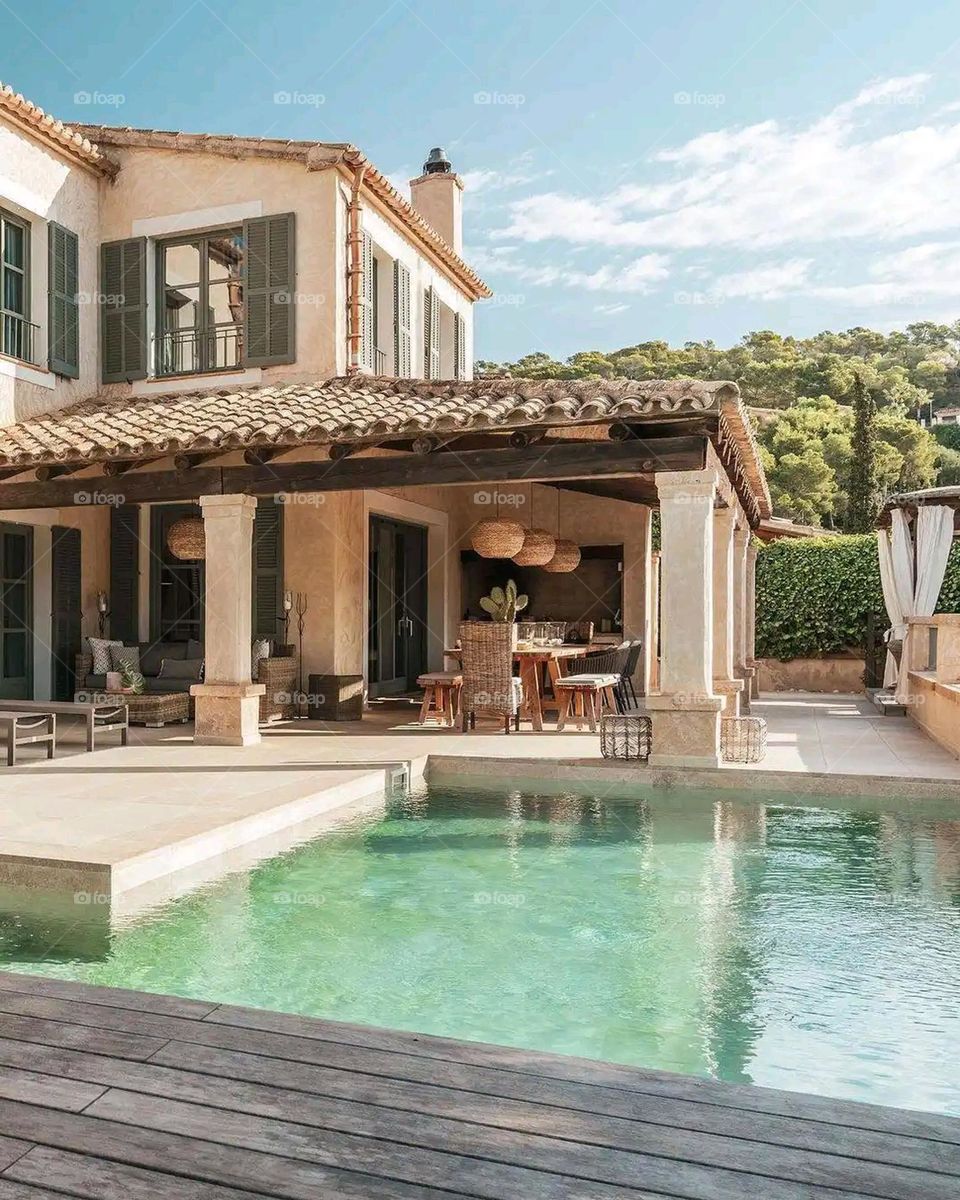 Glory be to God, the magnificent and picturesque view and the natural green trees are a view that is nothing more wonderful than it