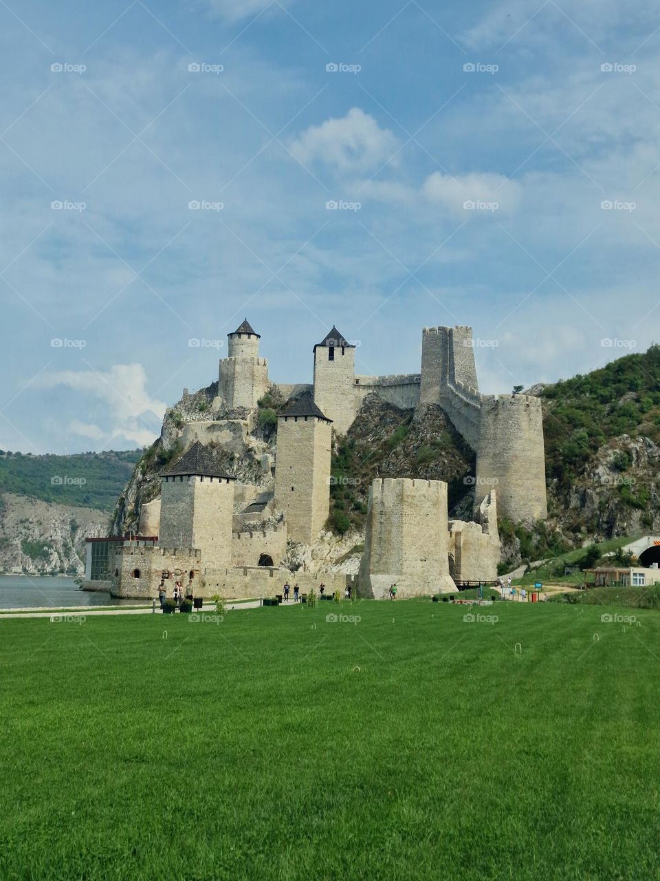 back in history, the fortress Golubac, Serbia