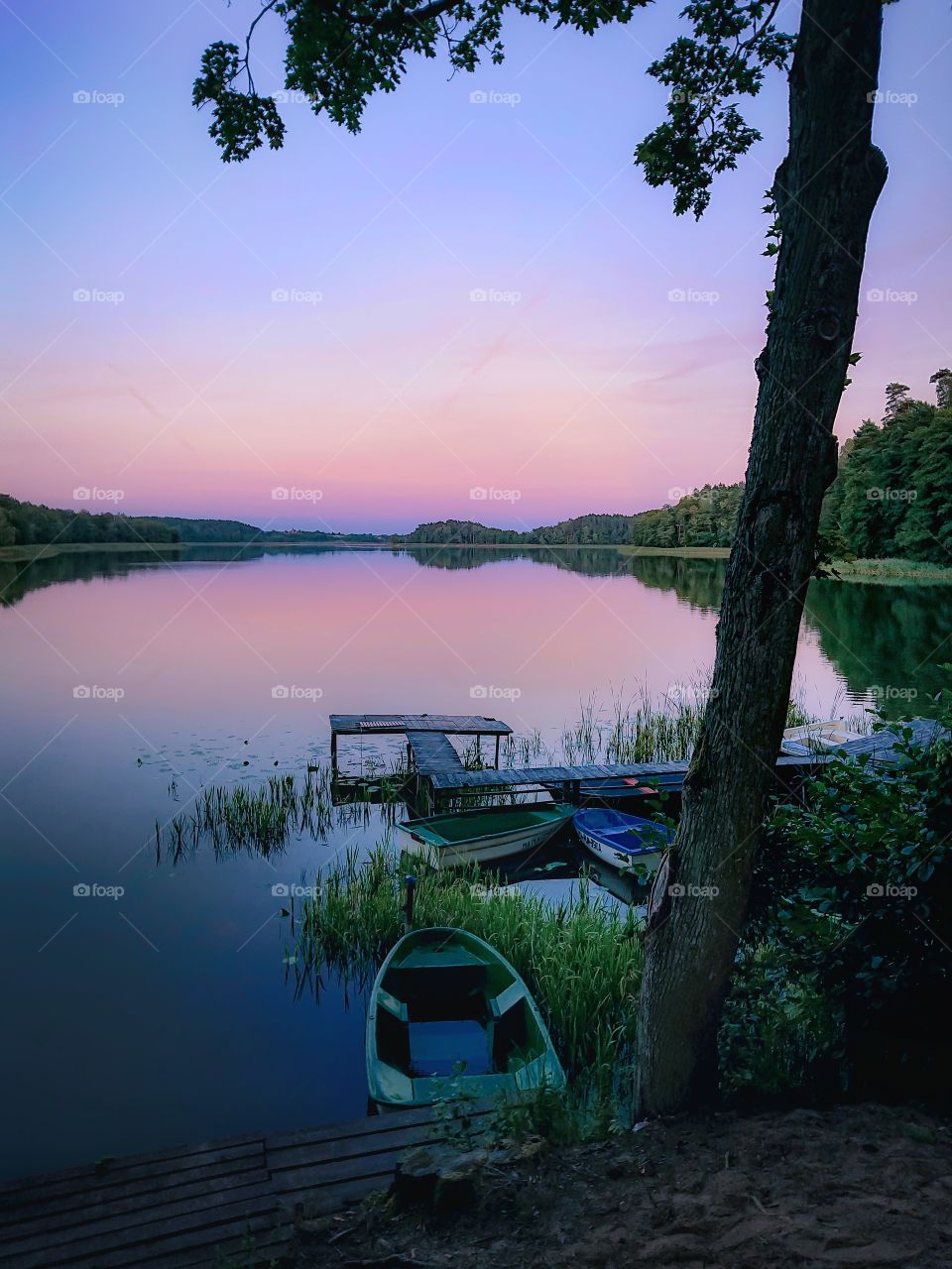 Wadag Lake in Poland