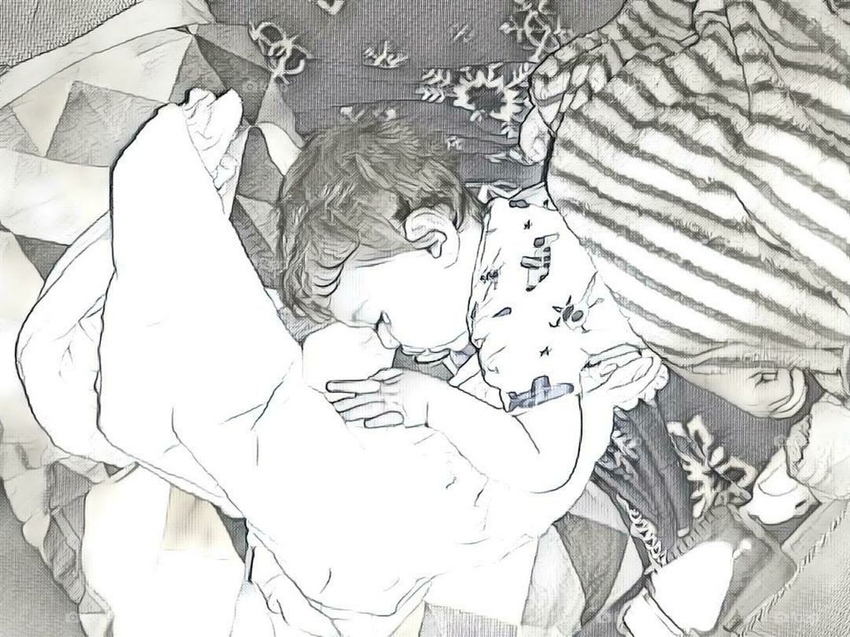 My children, my special treasure, my reason for being, what do you dream at night? Are they sweet dreams? Dreams of your future, may the be so.