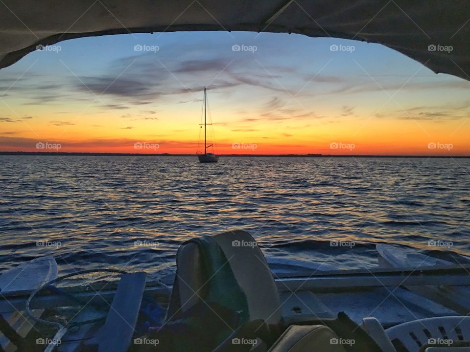 Sunset, Water, Travel, No Person, Dawn