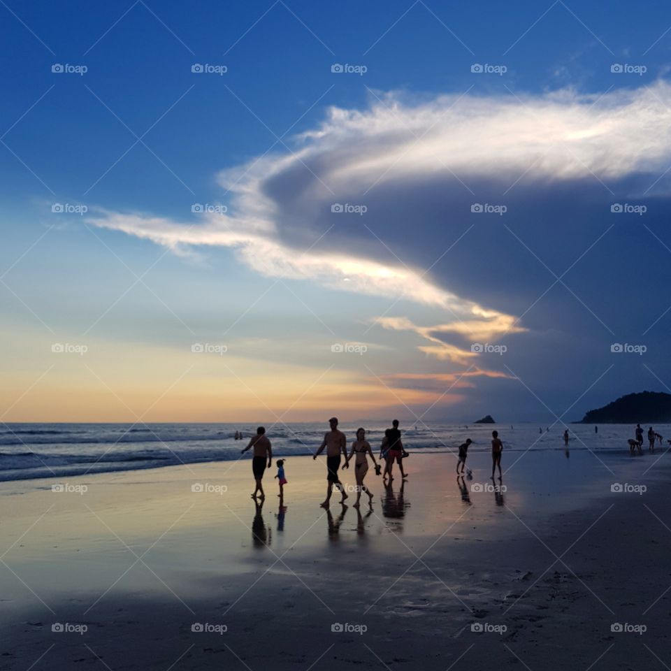 final de tarde em Juquehy