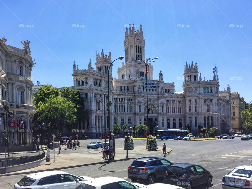 The cultural center in Madrid