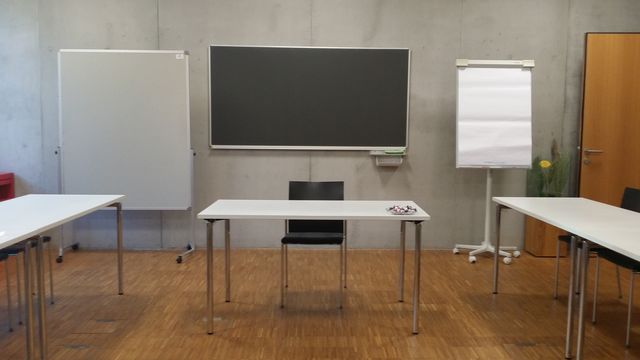 Interior of classroom
