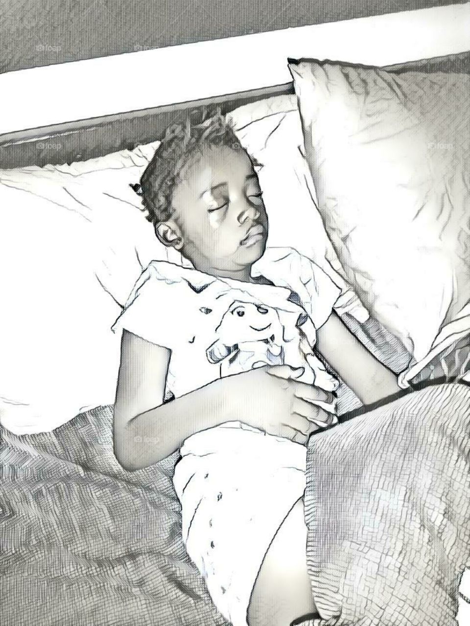 My children, my special treasure, my reason for being, what do you dream at night? Are they sweet dreams? Dreams of your future, may the be so.