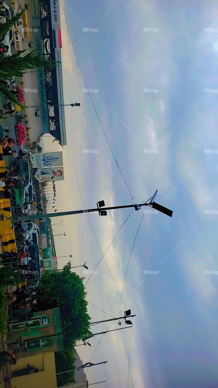 Glory be to God, the magnificent and picturesque view and the natural green trees are a view that is nothing more wonderful than it