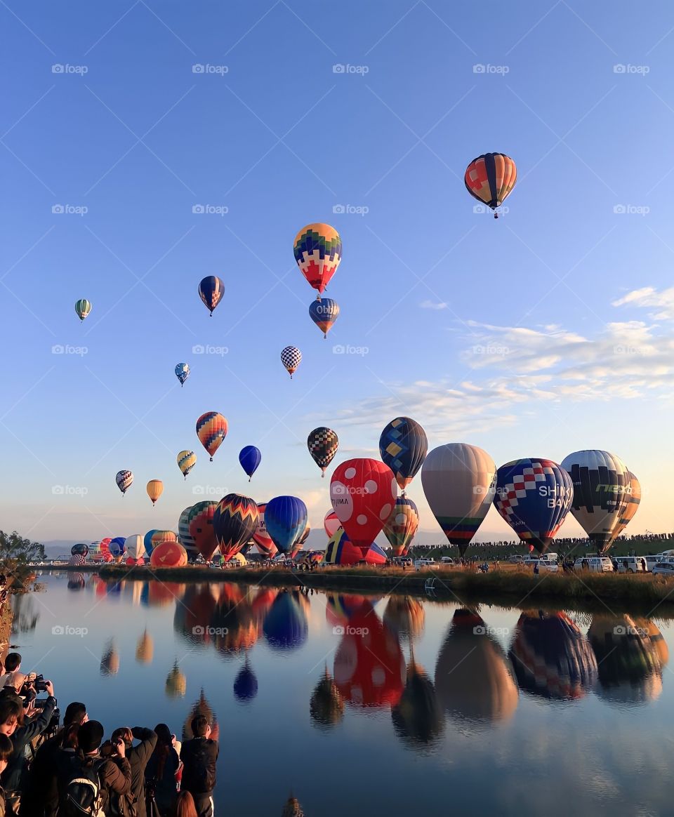 hot air balloon festival japan