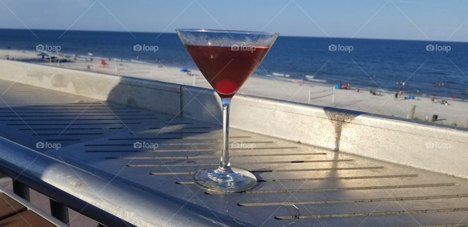 Martini on the Beach