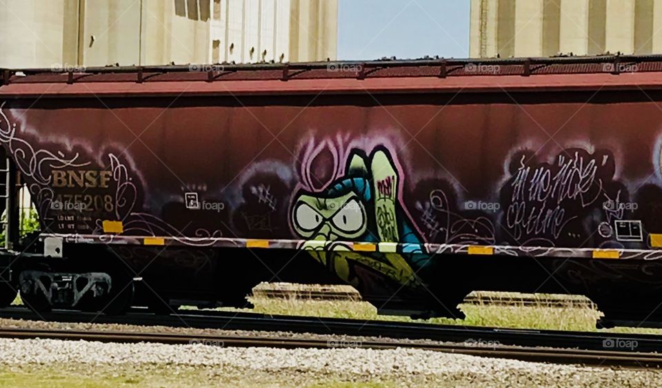Graffiti Train Art 