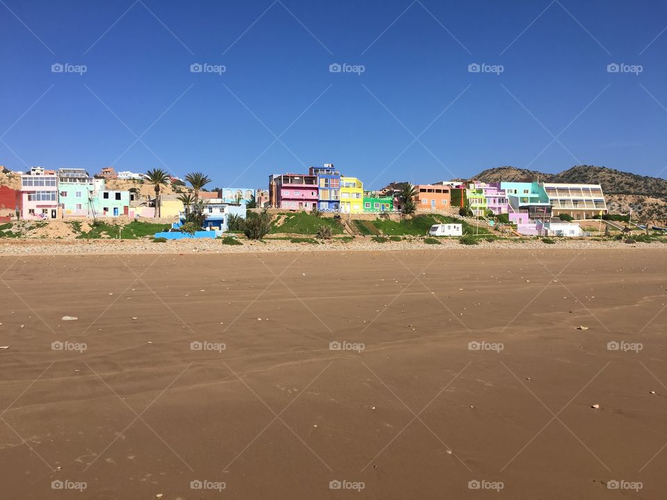 Village Colors  
Sky blue 
Morocco 
Agadir 
