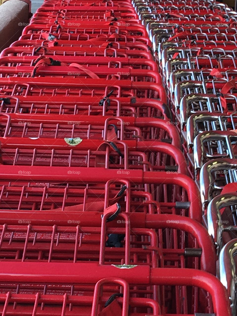 Closer view shopping carts