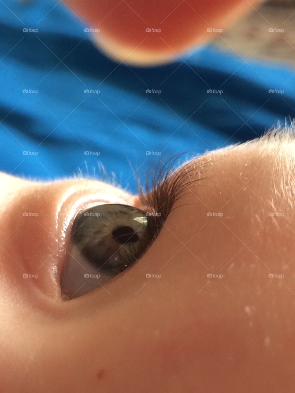 Baby's eye. Close up of child's eye 