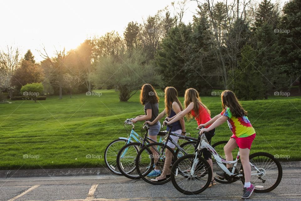 Bike rides with friends and admiring sunrises and sunsets   

Spring Break, Bank of America Mission