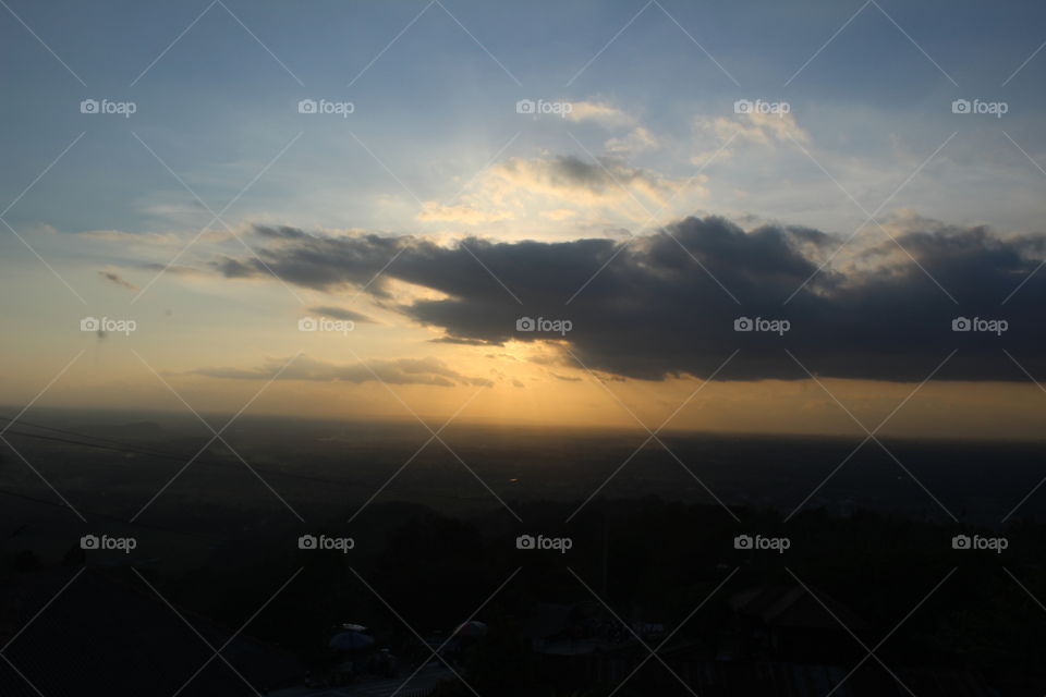 Sunset, Landscape, Sky, No Person, Dawn