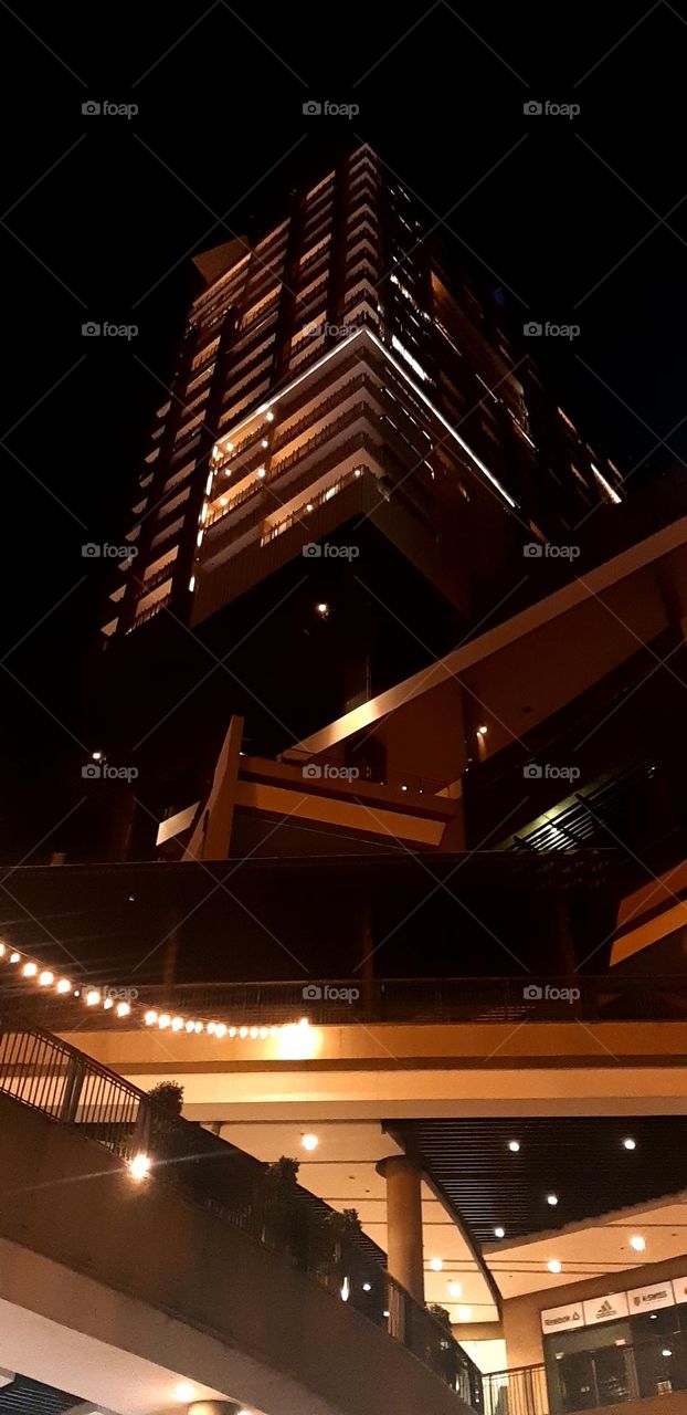 Building in the night