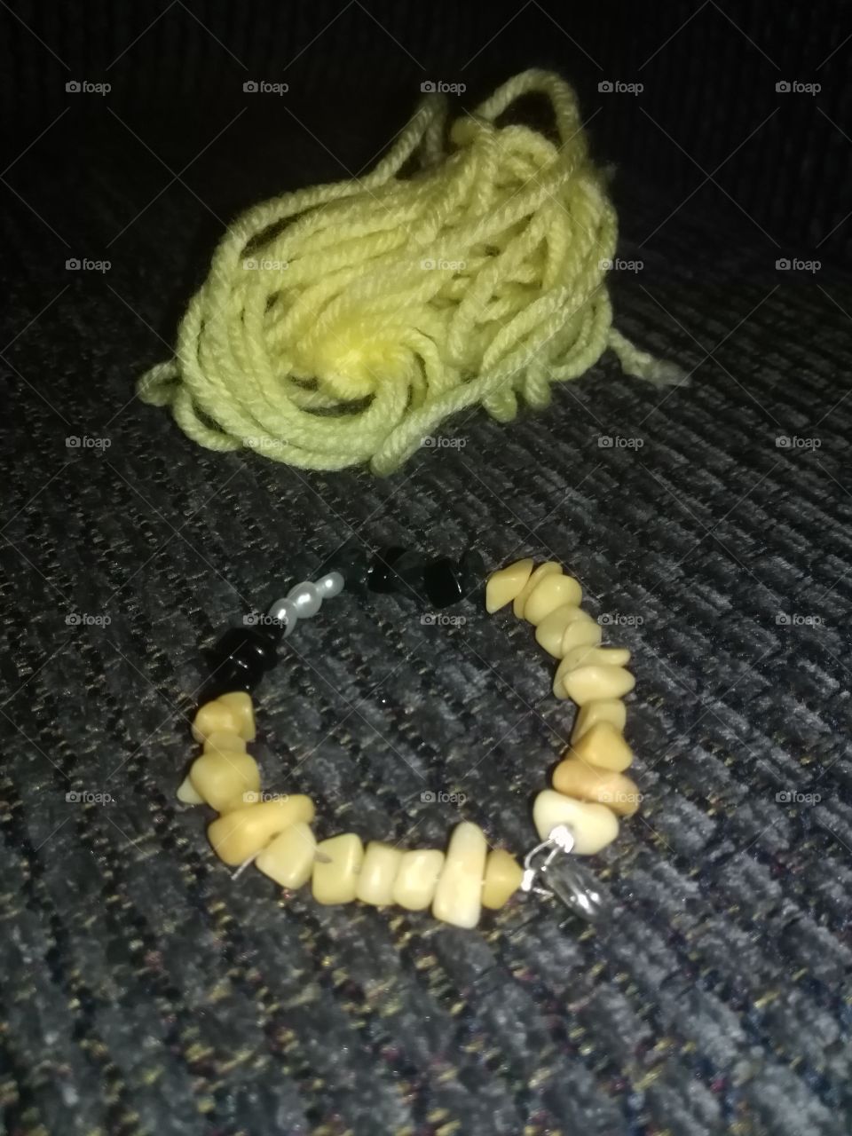 hand made and yellow