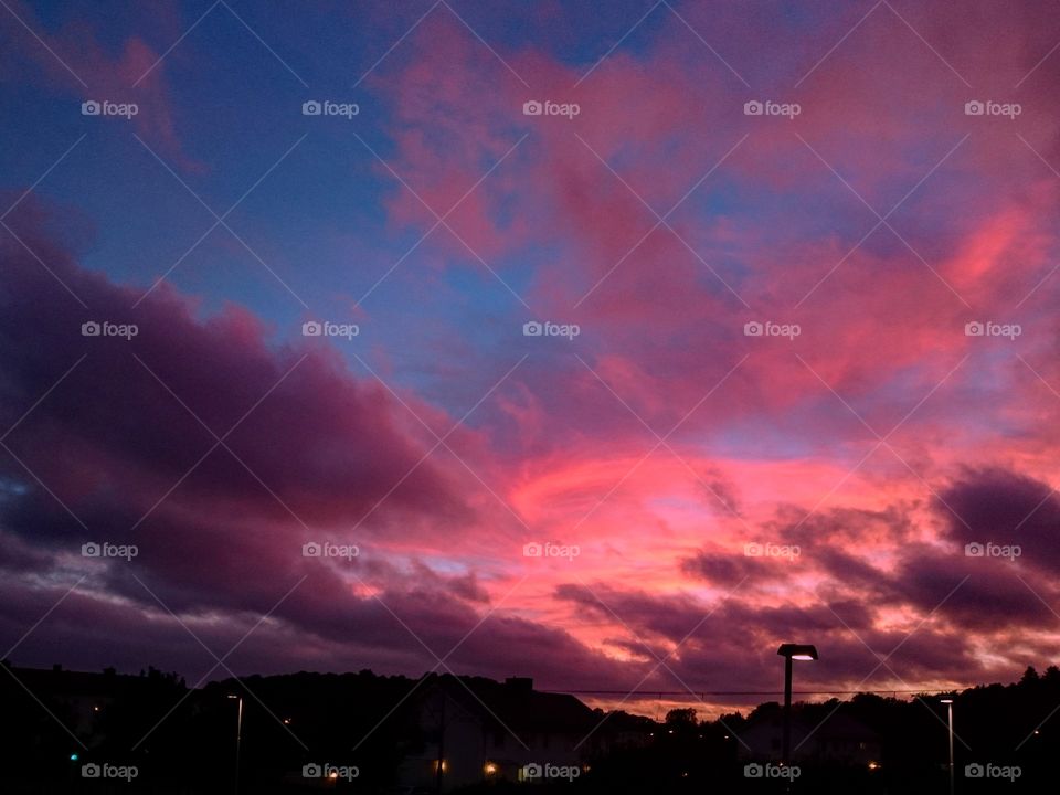 pink dusk. gothenburg, autumn 2015