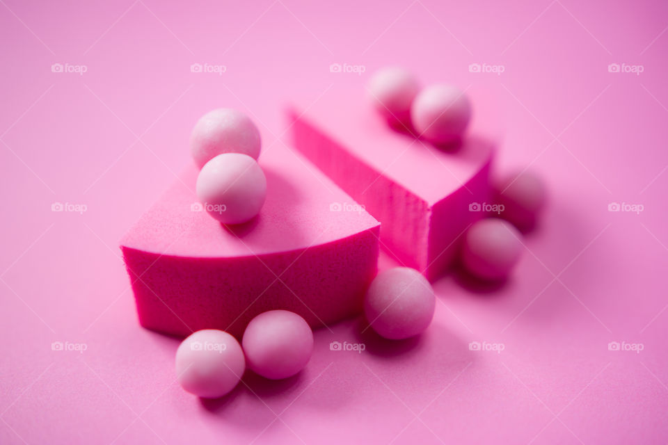 Close-up of pink objects