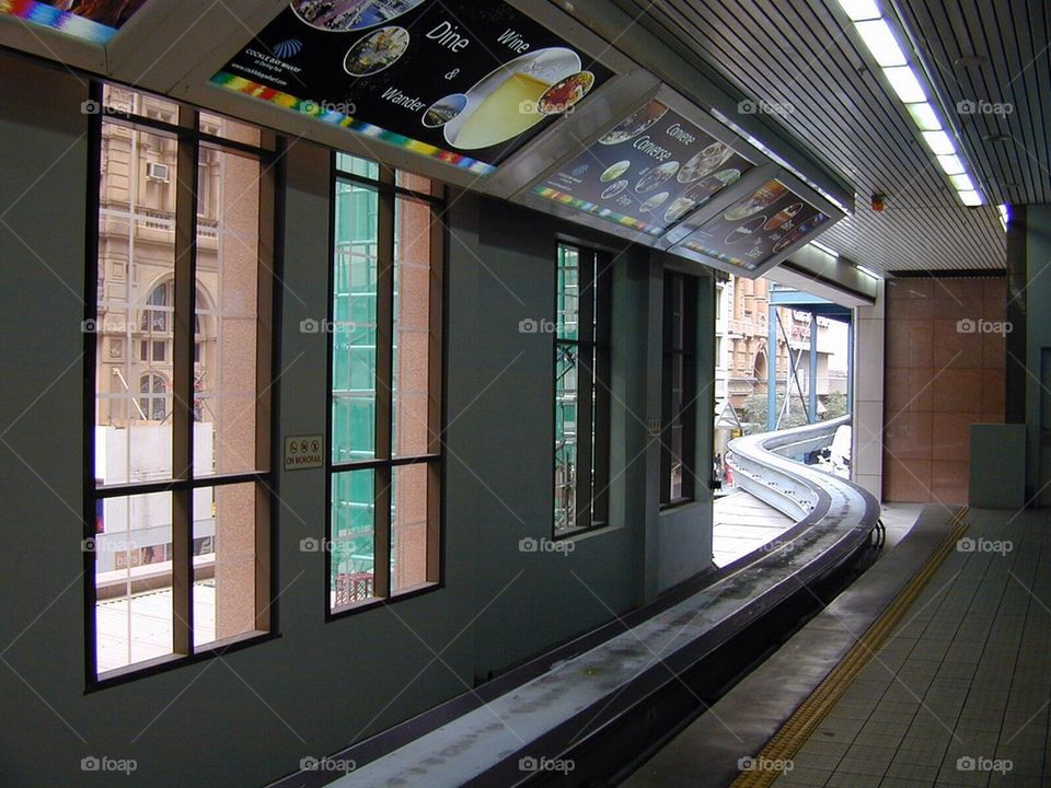 SYDNEY, AUSTRALIA THE MONORAIL STATION