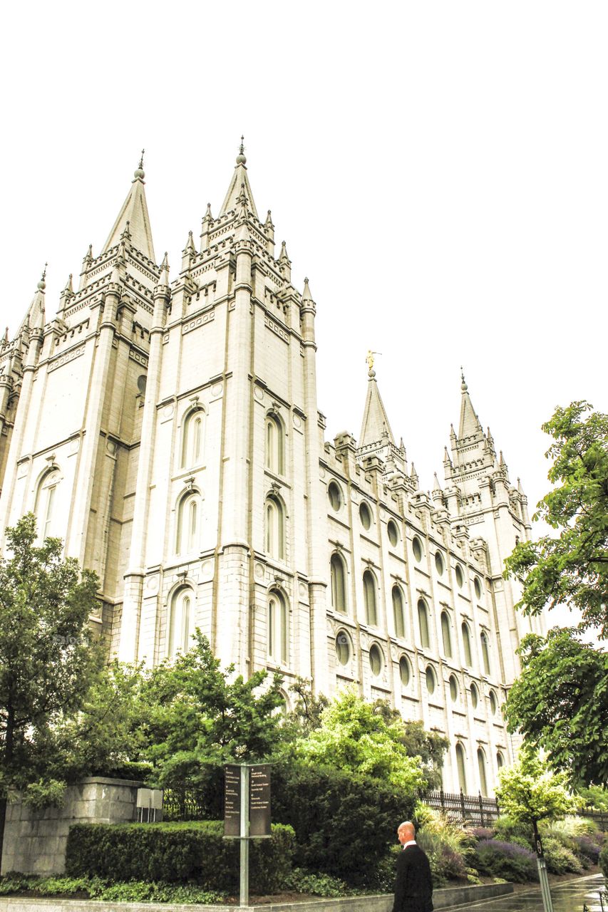 Mormon temple in Salt Lake City Utah 