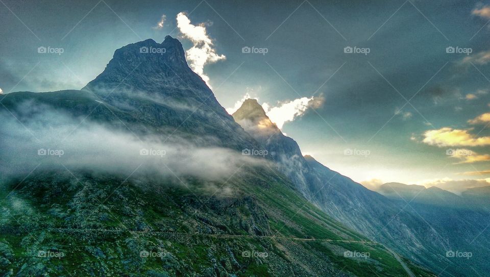 Smokey Mountains. taken at Trollstigen Norway