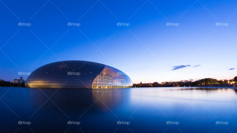 Long exposure National Theatre