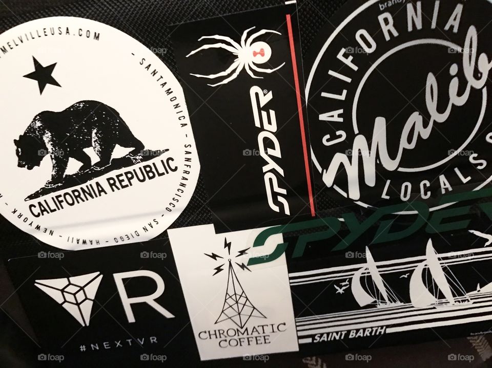 Decorated my Logitech Bluetooth Keyboard with some of my favorite brand & client stickers 