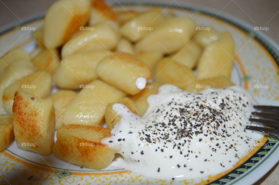 Polish fruit filled potato dumplings