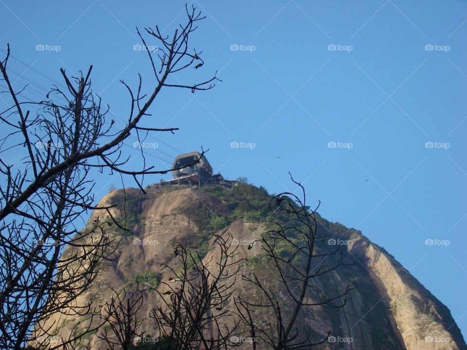 Sugar loaf. Sugar loaf is a landmark in Rio de Janeiro, Brazil. Here it's seen from a different angle 