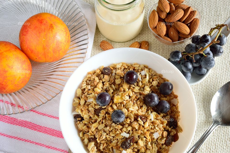 healthy breakfast at home