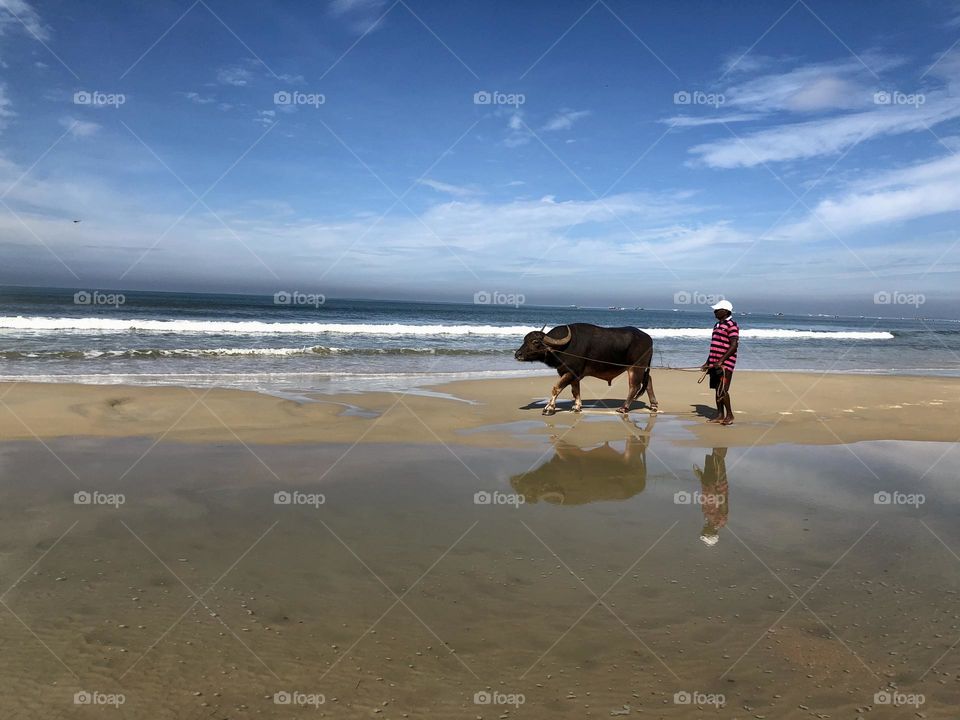 Walk on the beach 