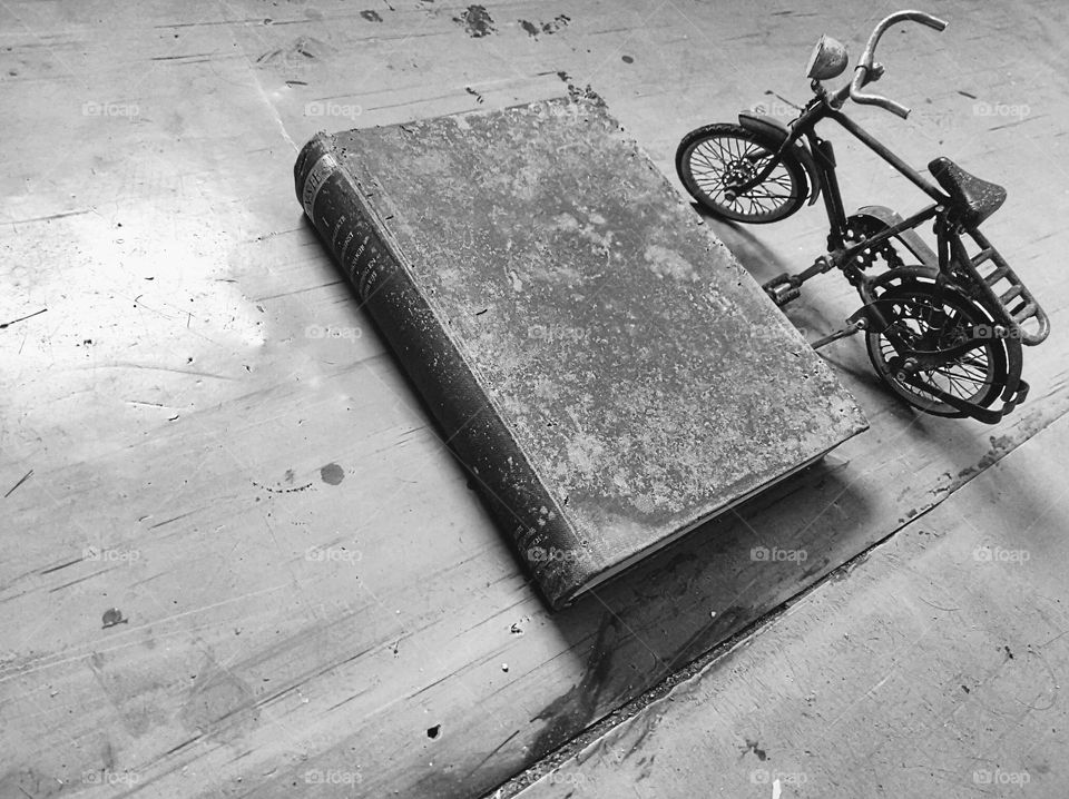 I parked my bike and was ready to read a book