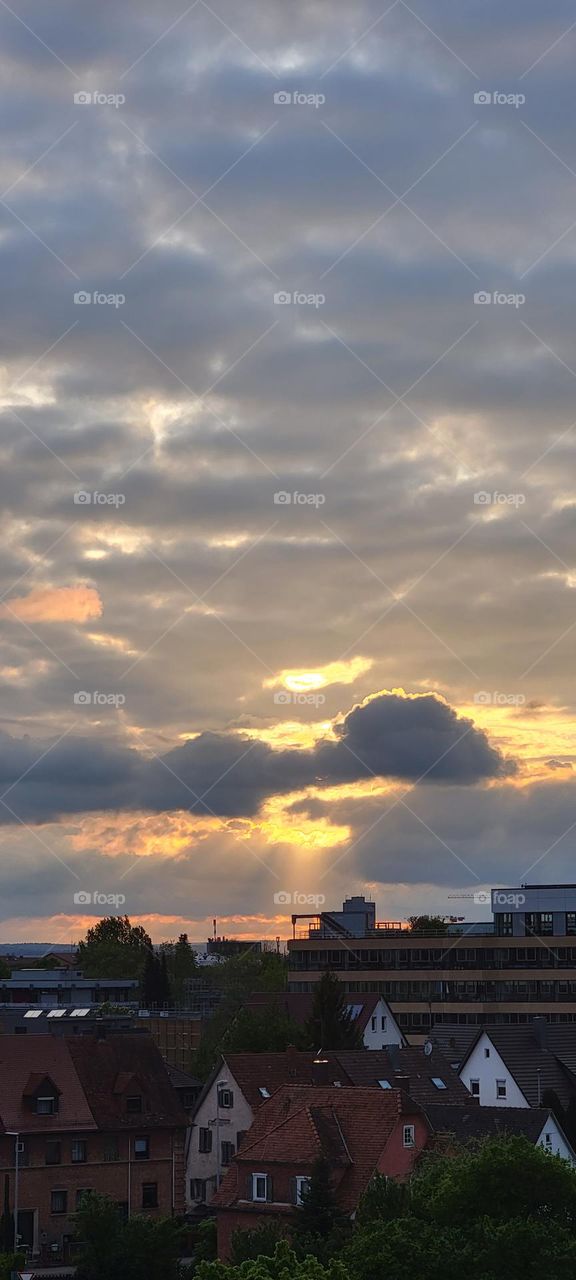 Sunset in Böblingen