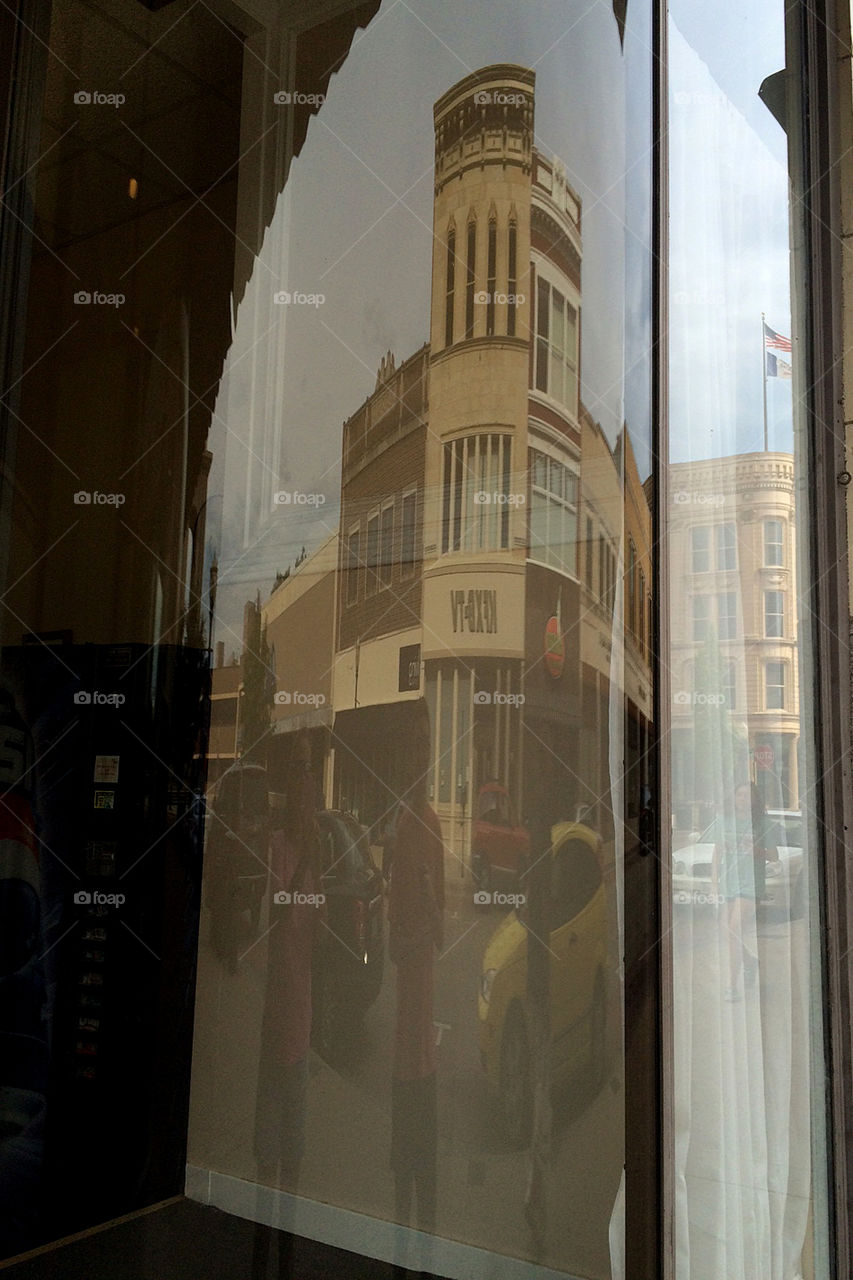 Reflection in window