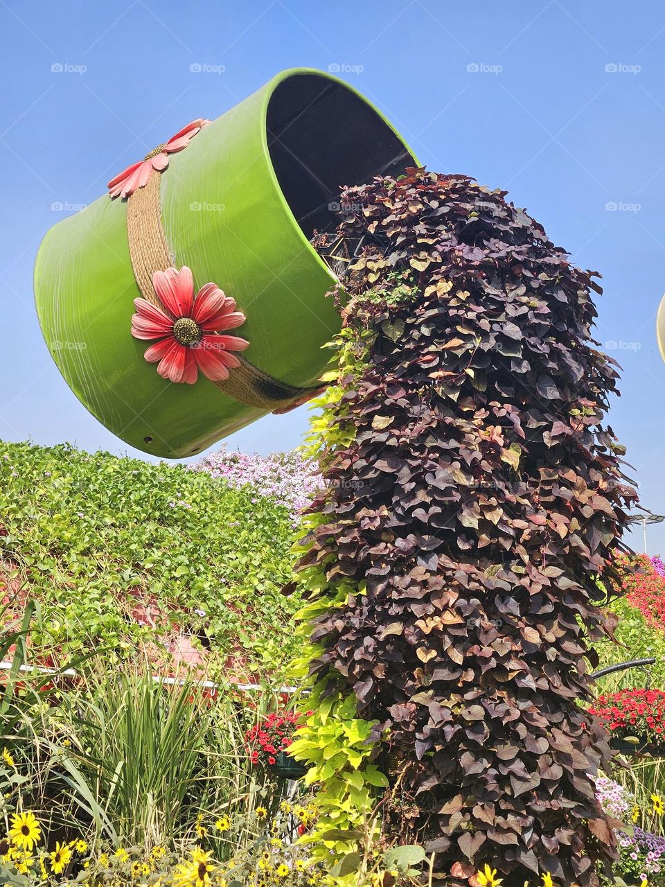 a bucket full of spring