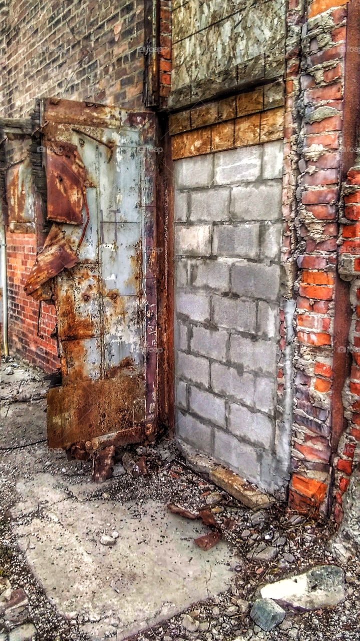 door leading nowhere