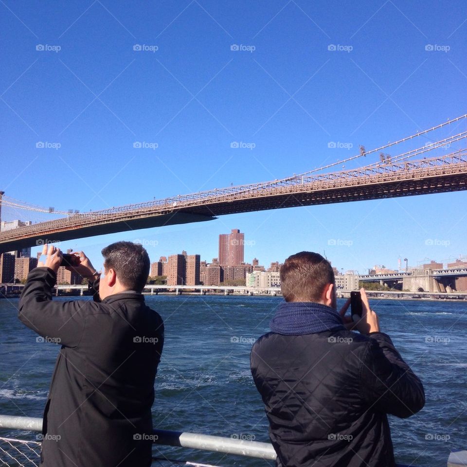 Tourists in NYC