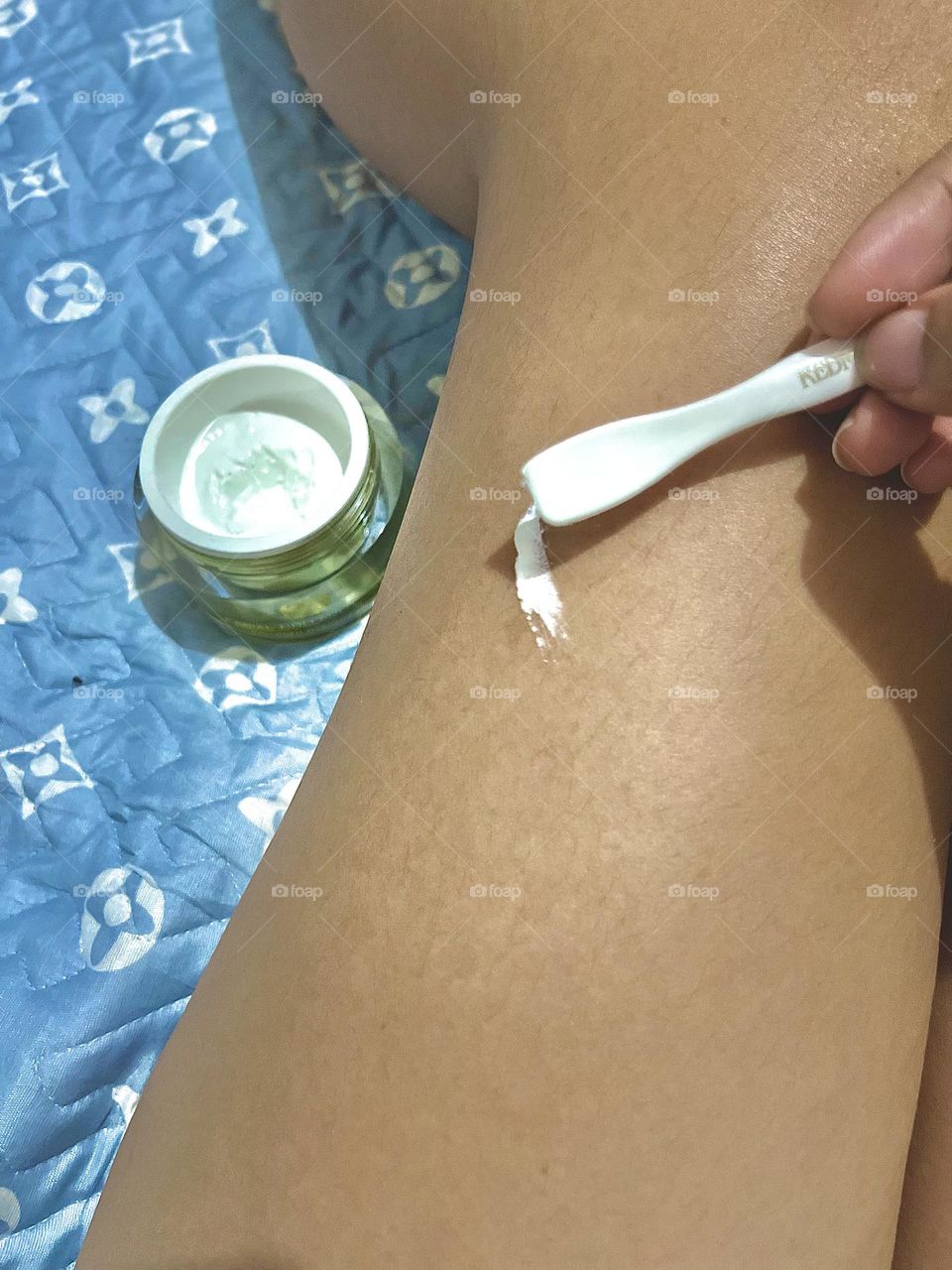 Night skin care routine