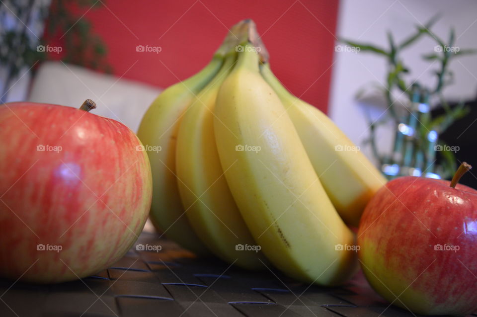 fresh fruits in macro